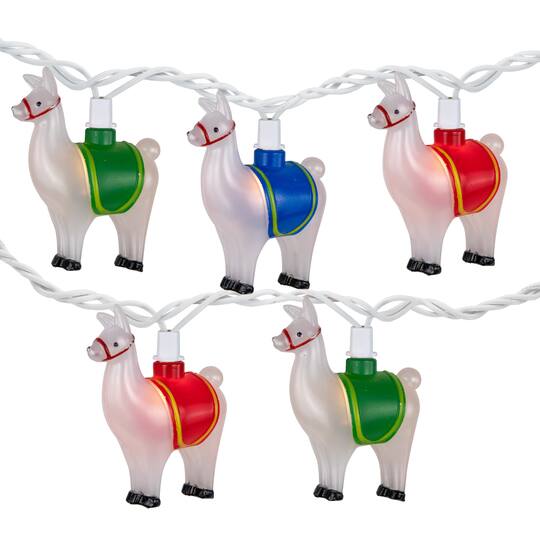 10ct. Llama Patio String Lights